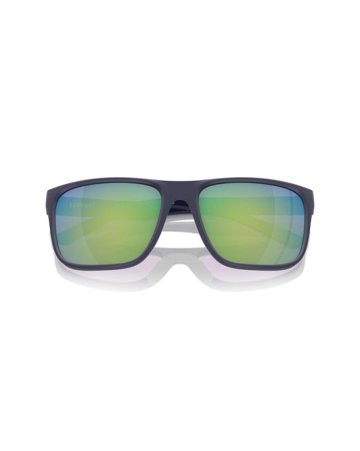 FERRARI SCUDERIA Green Fz6002U 510/3R Sunglasses Injected Squared Normal Mirror for men