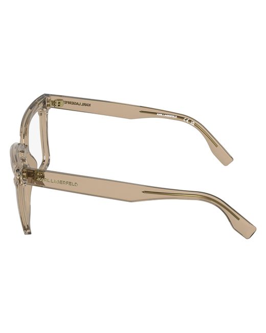 Karl Lagerfeld Black Kl6240 720 Optical Frames Acetate Squared Normal