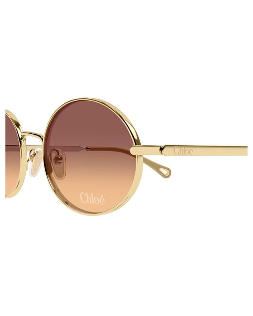 Chloé Black Ch0326S 004 Sunglasses Metal Round