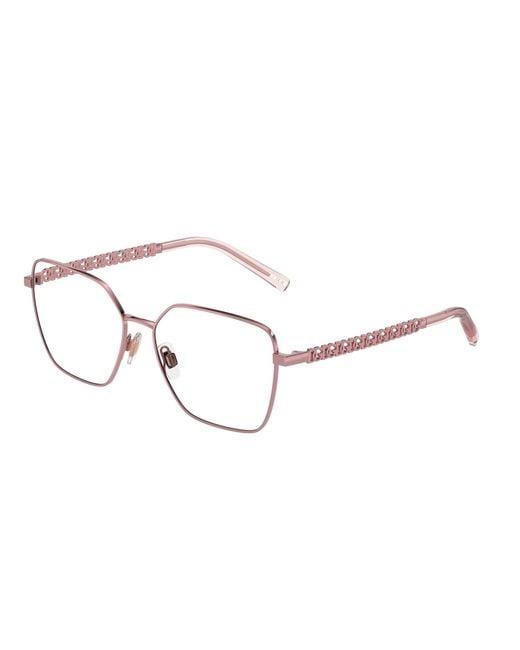 Dolce & Gabbana Black Dg1351 1361 Optical Frames Steel Transparent Squared Normal