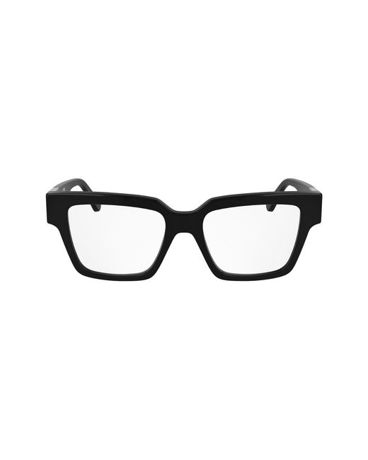 Karl Lagerfeld Black Kl6196 001 Optical Frames Acetate Squared Normal