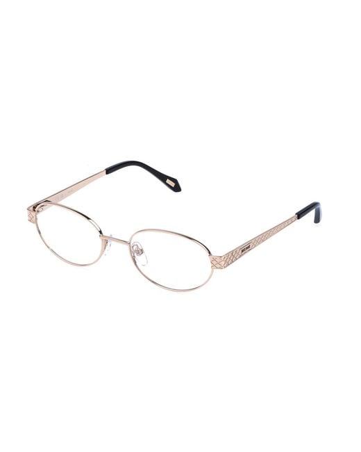 Just Cavalli Black Vjc168 300 Optical Frames Metal Geometric