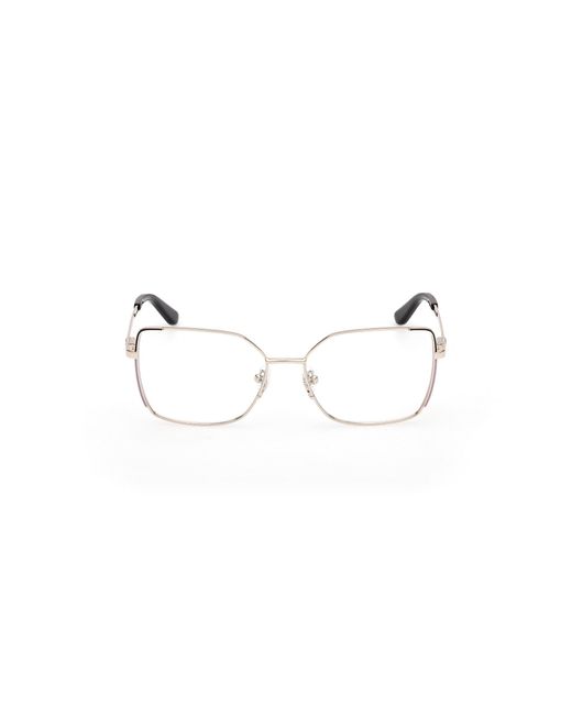 Guess Black Gu50223 032 Optical Frames Metal Squared Normal