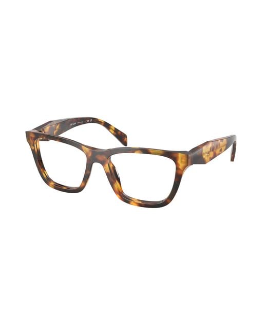 Prada Black Pr C10V 14L1O1 Optical Frames Acetate Butterfly Normal