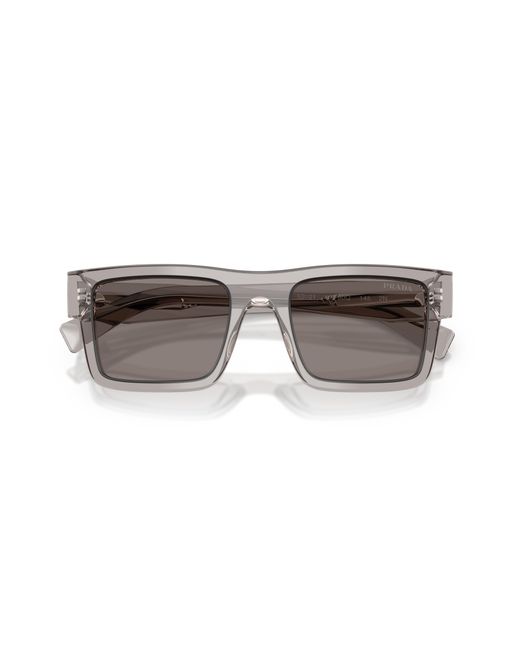 Prada Black Pr 19Ws 10J80Q Sunglasses Acetate Squared Normal for men