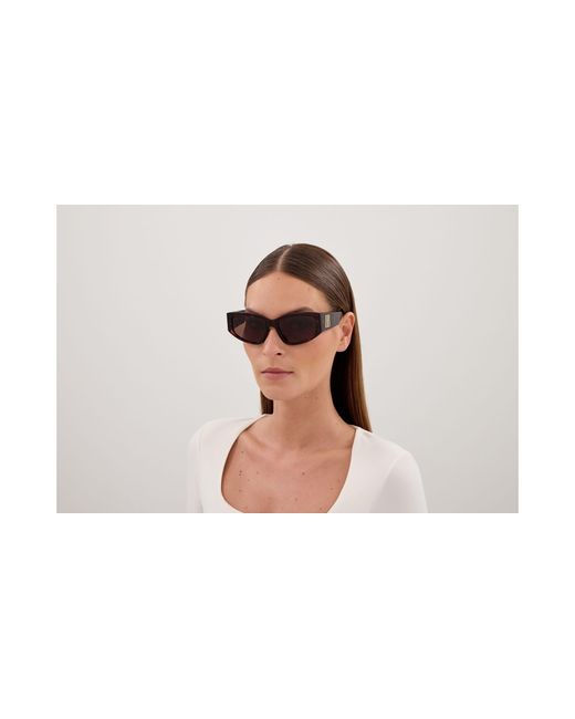 Balenciaga Black Bb0475S 002 Sunglasses Acetate Cat Eye
