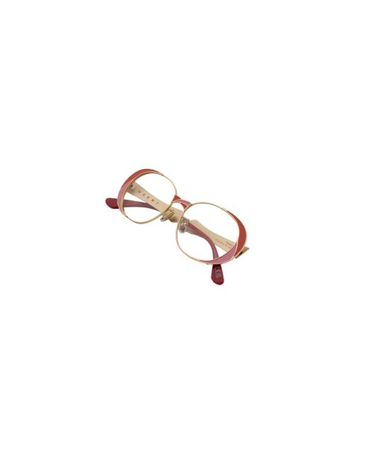 Marni Black Vcg Tarassqa Optical Frames Metal Round