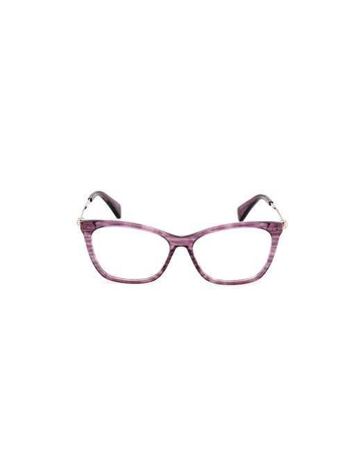 Max Mara Black Mm5070 083 Optical Frames Acetate Squared Normal