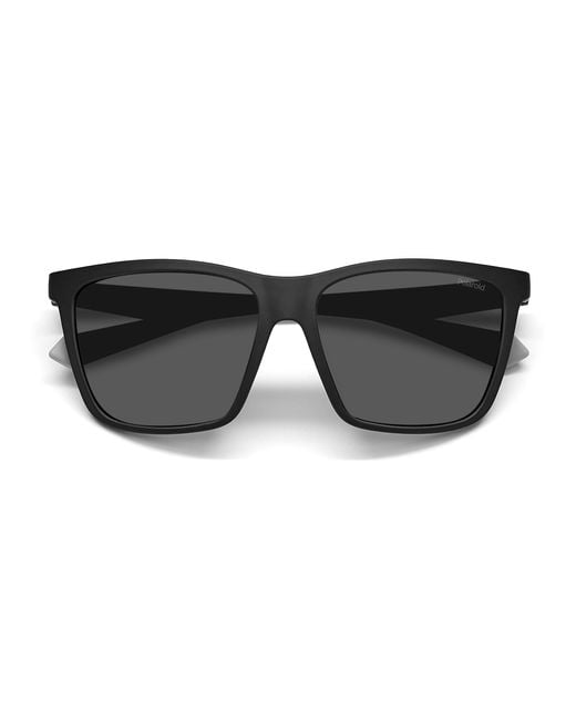 Polaroid Black Pld 2126/S 08A/M9 Sunglasses Plastic Squared for men