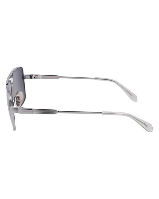 Ferragamo Black Sf318Sp 021 Sunglasses Titanium Squared Normal for men
