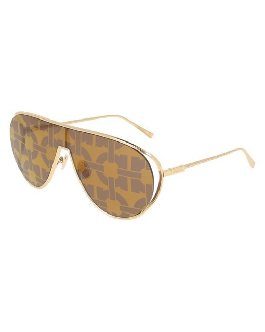 Ferragamo Black Sf323Sg 751 Sunglasses Metal Pilot Normal