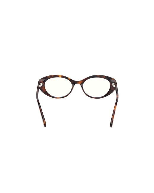 Tom Ford Black Ft6092-B 052 Optical Frames Acetate Round Normal