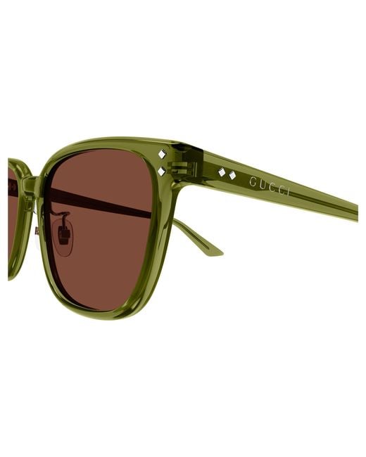 Gucci Black Gg1896Sk 004 Sunglasses Acetate Squared for men