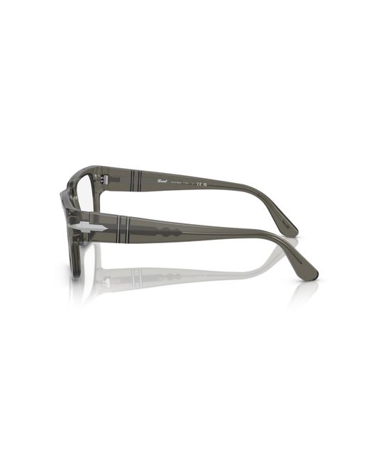 Persol Black Po3315V 1103 Optical Frames Acetate Transparent Squared Normal for men