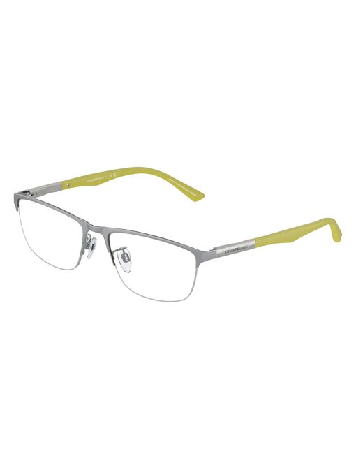 Emporio Armani Black Ea1142 3045 Optical Frames Metal Pillow for men