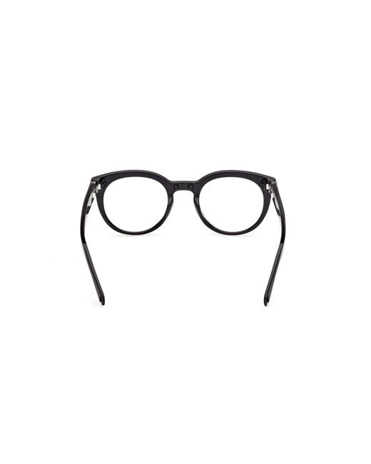 Guess Black Gu50366 001 Optical Frames Acetate Round Normal for men