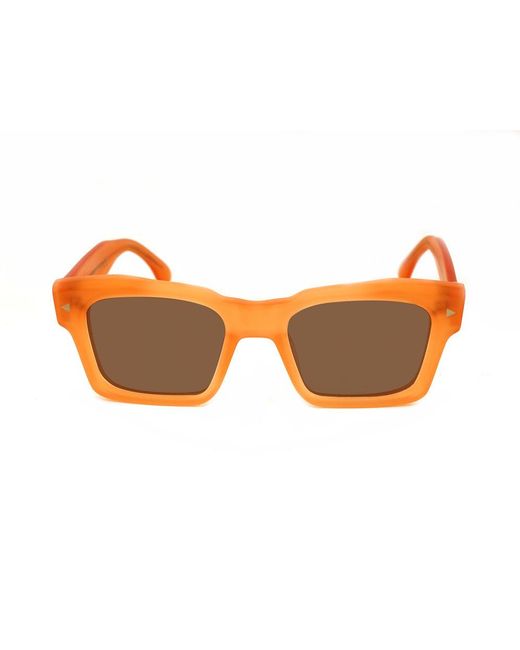 Xlab Orange Campbell Sunglasses Acetato Verde G15 Squadrata Polarizzata