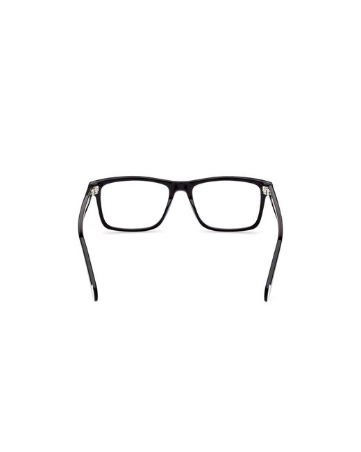 Adidas Black Or5044 001 Optical Frames Acetate Squared Normal for men