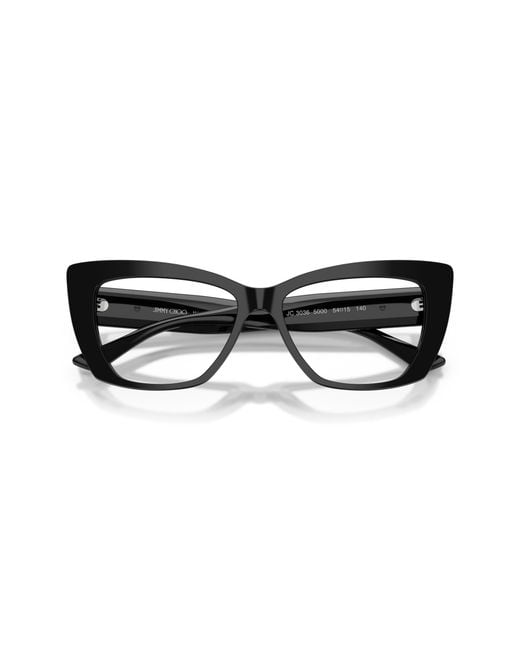 Jimmy Choo Black Jc3036 5000 Optical Frames Acetate Cat Eye Normal