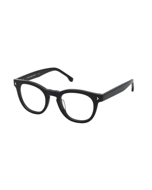 Lozza Black Vl4348 Ischia 2 700Y Optical Frames Acetate Pantos for men