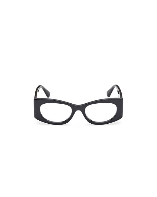 MAX&Co. Black Mo5184 001 Optical Frames Injected Geometric Normal