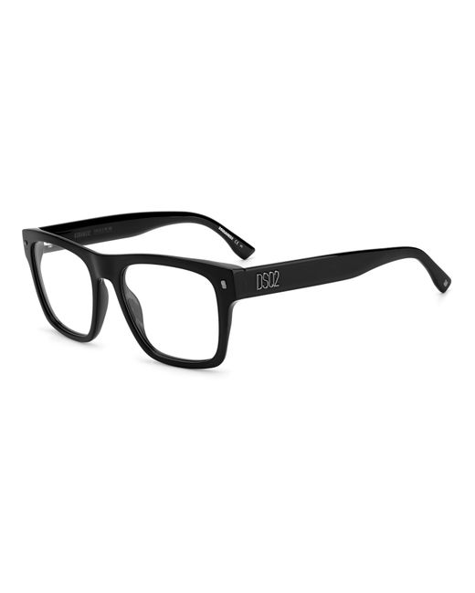 DSquared² Black D2 0037 Ans Optical Frames Acetate Squared for men