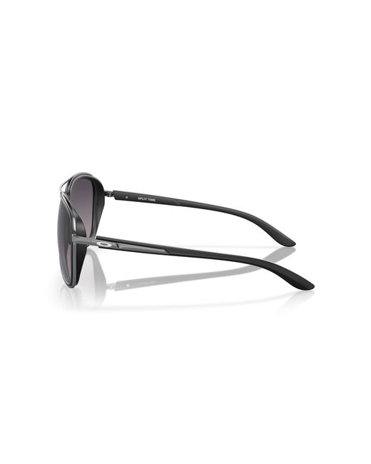 Oakley Black Oo4129 Split Time 412917 Sunglasses Metal Round Normal Shaded