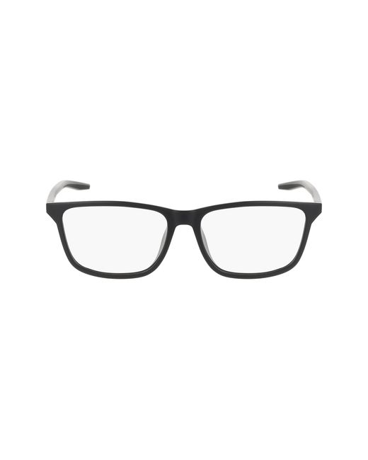 Nike Black 7018 001 Optical Frames Bio-Inject Squared Normal for men