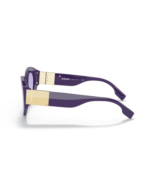 Burberry Purple Be4361 Sophia 39891A Sunglasses Plastic Cat Eye Normal