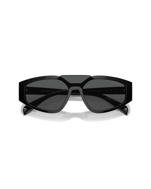 Emporio Armani Black Ea4194 501787 Sunglasses Plastic Cat Eye for men