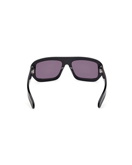 Adidas Black Or0131 01A Sunglasses Acetate Smoke Squared Normal