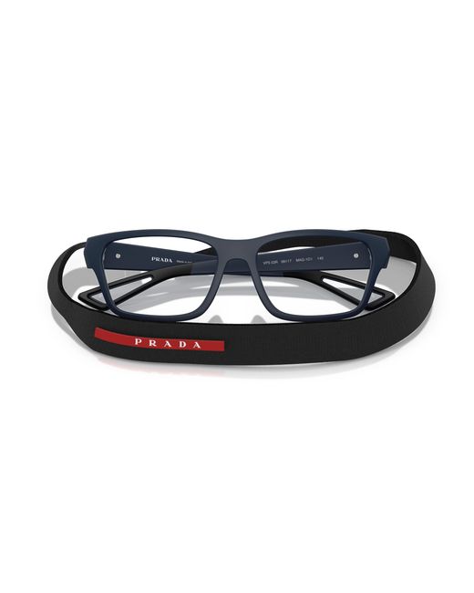 Prada Linea Rossa Black Ps 03Rv Mag1O1 Optical Frames Injected Pillow Normal for men