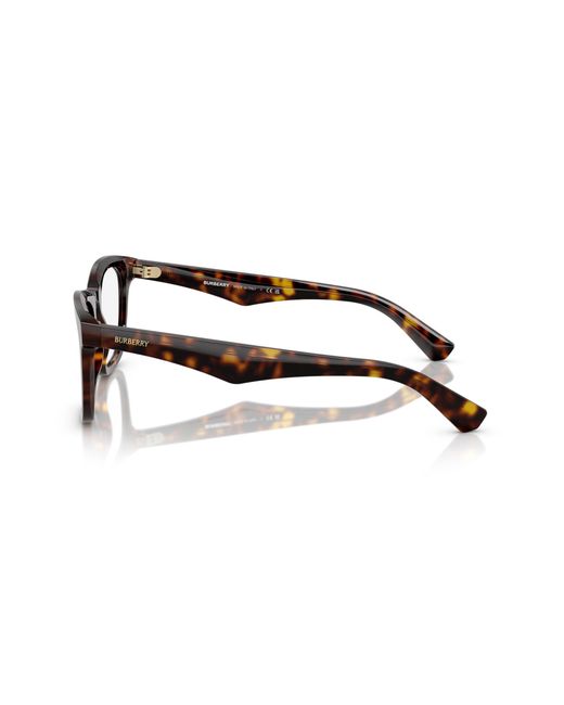 Burberry Black Be2417 3002 Optical Frames Acetate Transparent Squared Normal for men