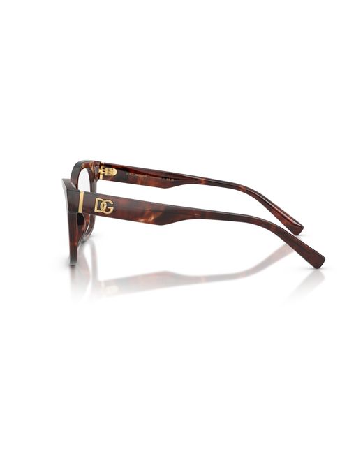 Dolce & Gabbana Black Dg3430 3222 Optical Frames Acetate Squared Normal