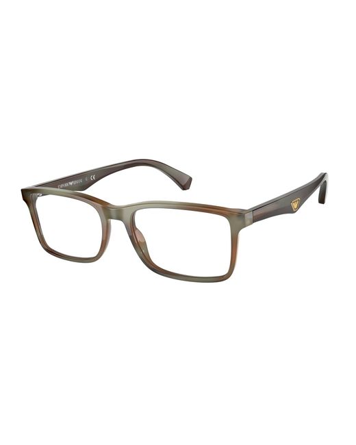 Emporio Armani Black Ea3175 5023 Optical Frames Plastic Squared for men