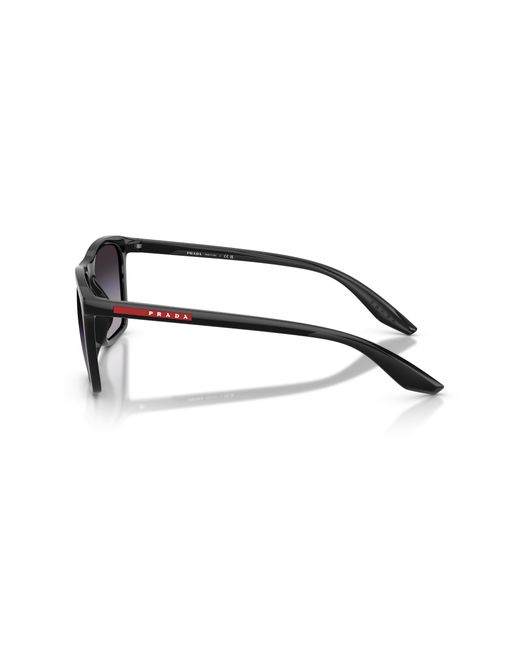 Prada Linea Rossa Black Ps B08S 1Ab09U Sunglasses Injected Pillow Normal Nuanced for men