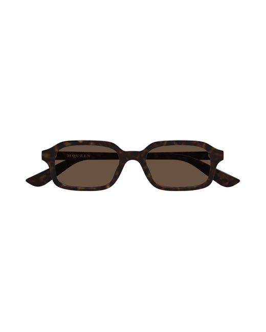 McQueen Black Am0558S 002 Sunglasses Acetate Squared for men