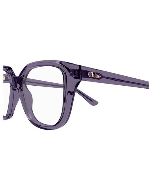 Chloé Black Ch0293O 004 Optical Frames Acetate Transparent Squared