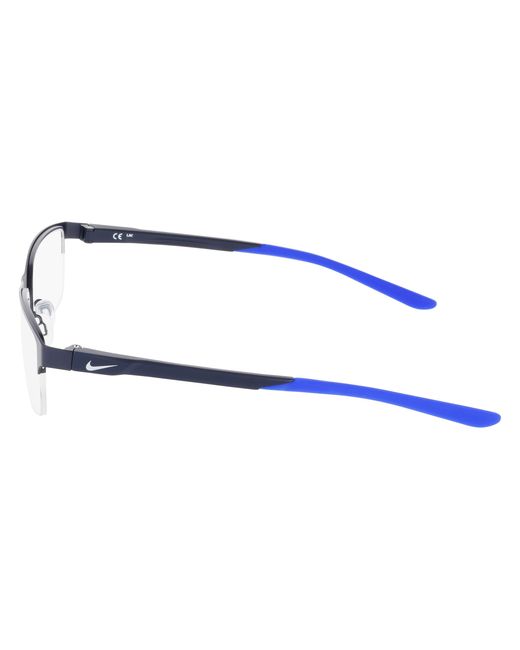 Nike Black 8159 411 Optical Frames Metal Squared Normal for men
