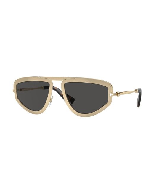 Burberry Black Be3150 110987 Sunglasses Metal Geometric Normal for men