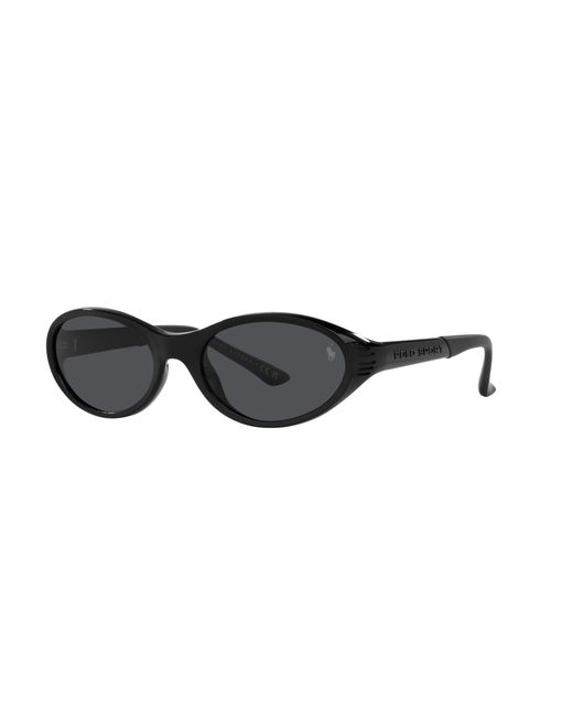 Polo Ralph Lauren Black Ph4197U 500187 Sunglasses Injected Round Normal for men