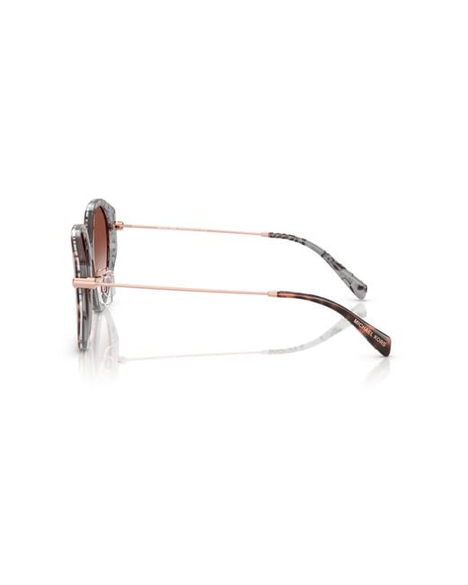 Michael Kors Black Mk2248D Jinan 4017V0 Sunglasses Acetate Geometric Normal Shaded