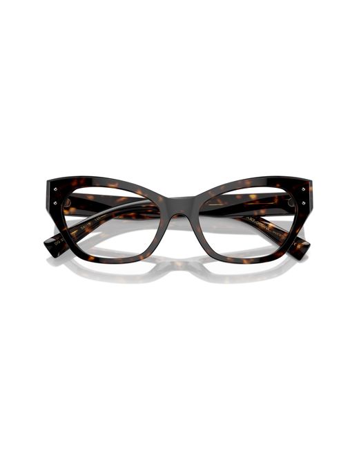 Dolce & Gabbana Black Dg3385 502 Optical Frames Acetate Transparent Cat Eye Normal