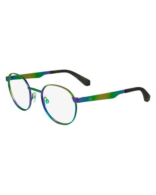 Calvin Klein Black Ckj24205 971 Optical Frames Metal Round Normal