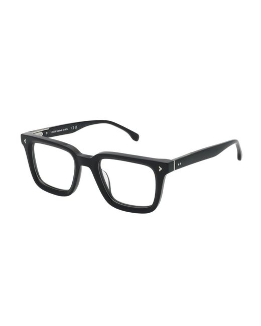 Lozza Black Vl4334 Sanremo 4 700 Optical Frames Acetate Squared for men