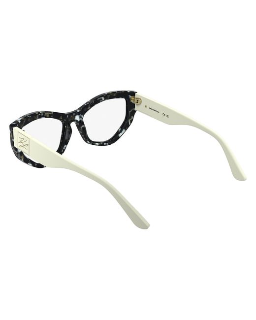 Karl Lagerfeld Black Kl6211 016 Optical Frames Acetate Cat Eye Normal
