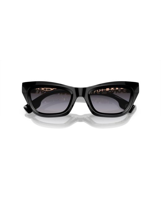 Burberry Black Be4409 30018G Sunglasses Acetate Cat Eye Normal Shaded