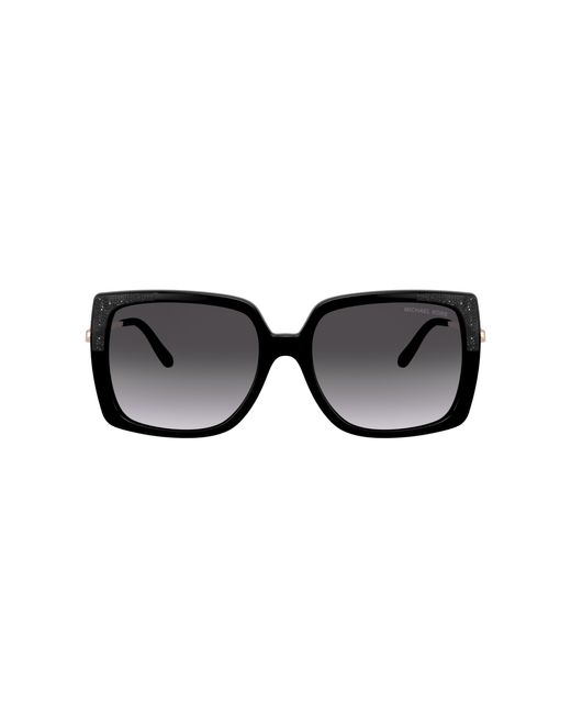 Michael Kors Black Mk2131 Rochelle 33328G Sunglasses Injected Squared Normal Shaded