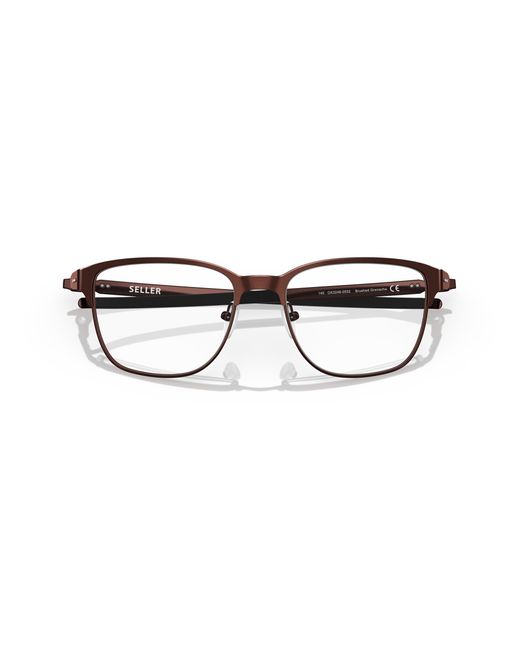 Oakley Black Ox3248 Seller 324805 Optical Frames Metal Squared for men