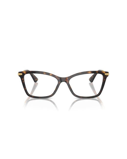 Dolce & Gabbana Black Dg3393 502 Optical Frames Acetate Squared Normal